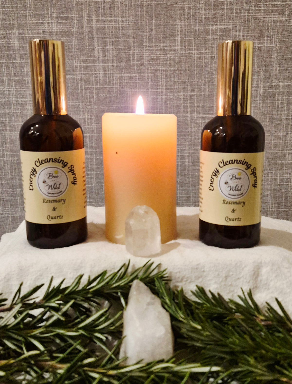 Rosemary and Quartz Energy Cleansing Spray