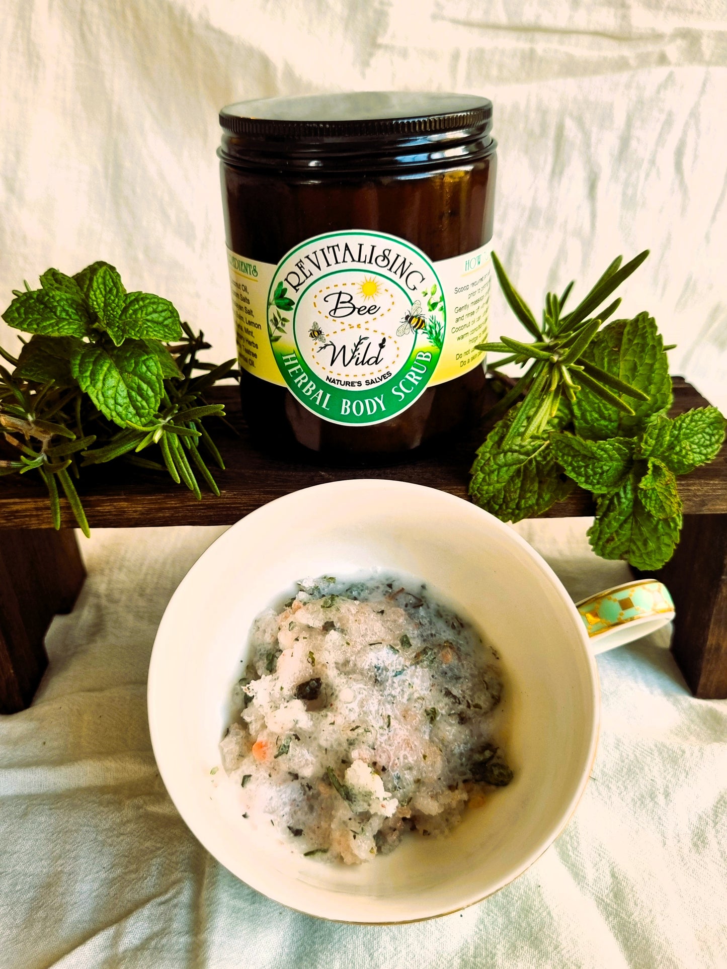 Revitalising Herbal Body Scrub