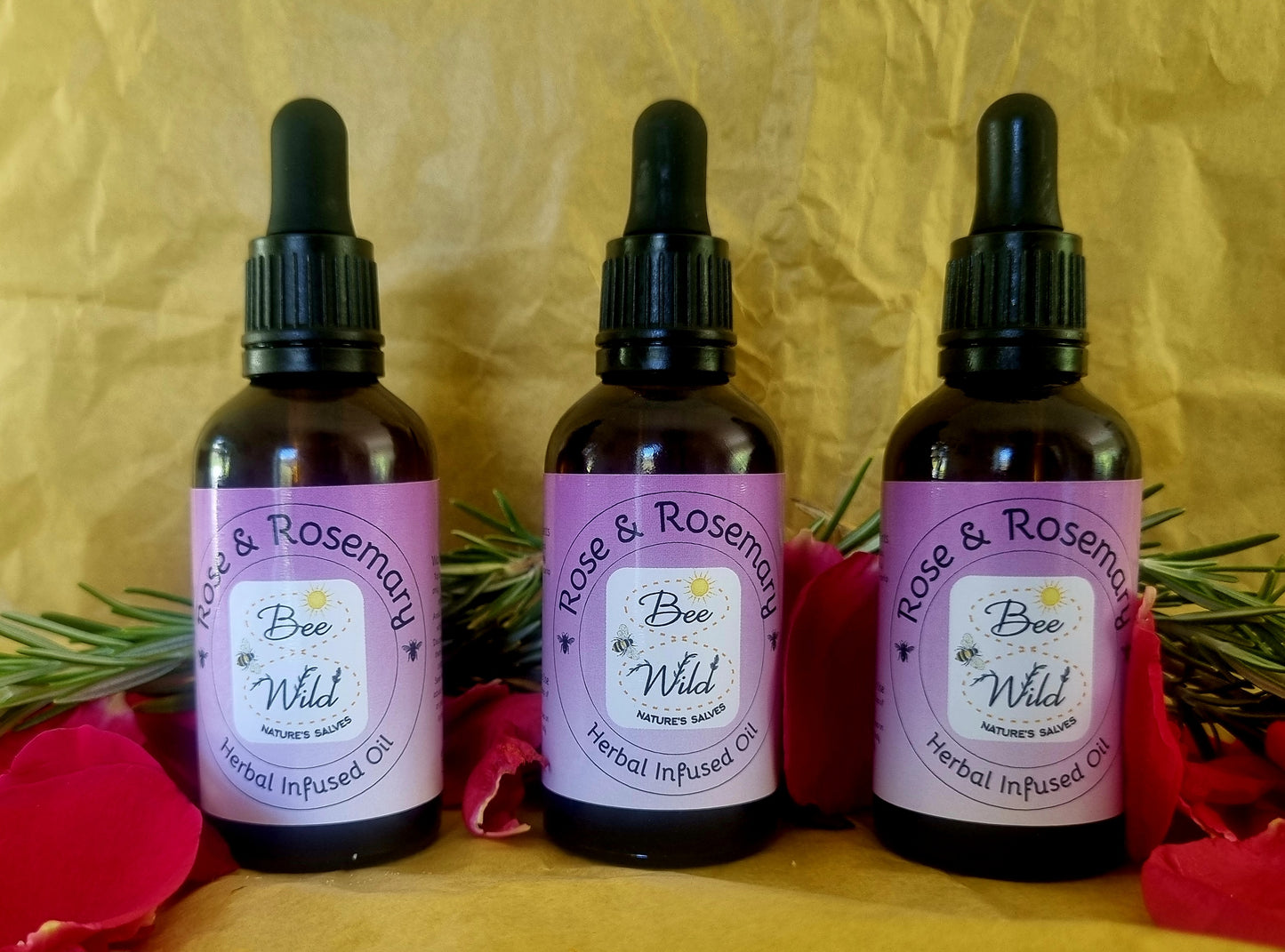 Rose and Rosemary Infused Oil