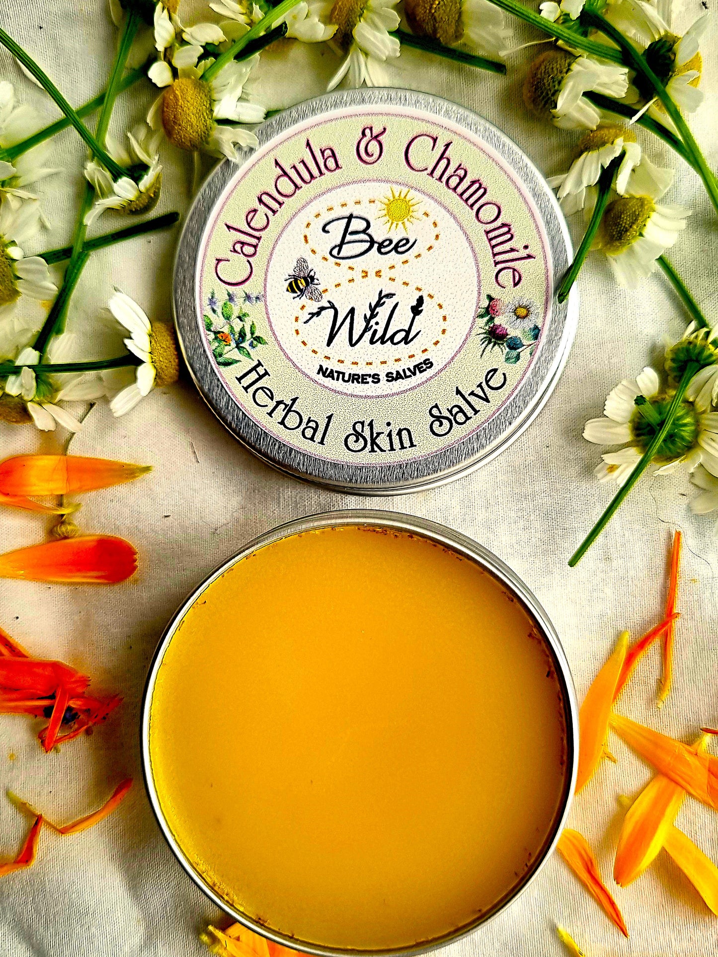 Calendula and Chamomile Herbal Skin Salve