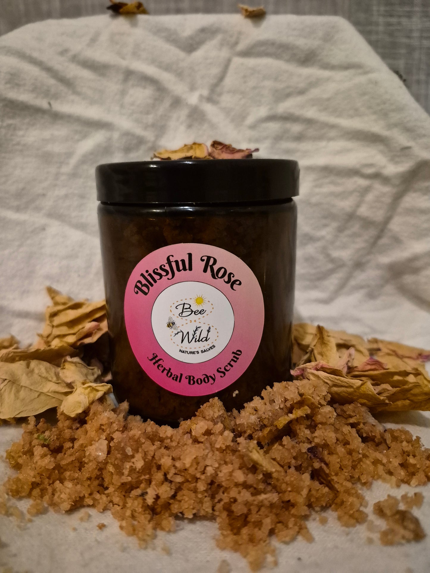 Blissful Rose Herbal Body Scrub