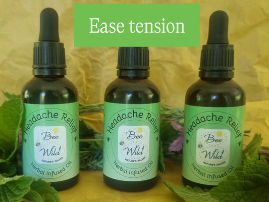 Headache Relief Herbal Infused Oil